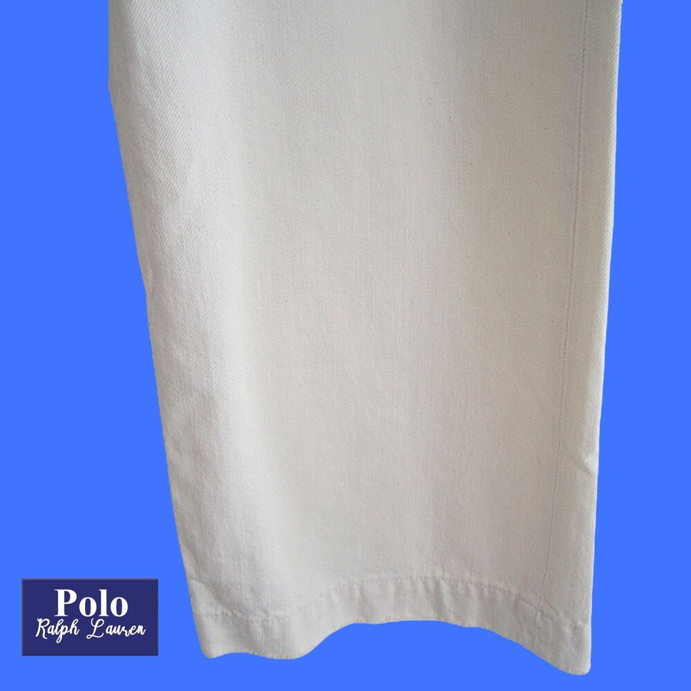 POLO Ralph Lauren NEW Big Pockets High Rise Crop Wide Leg Jean 28 - Picture 7 of 12